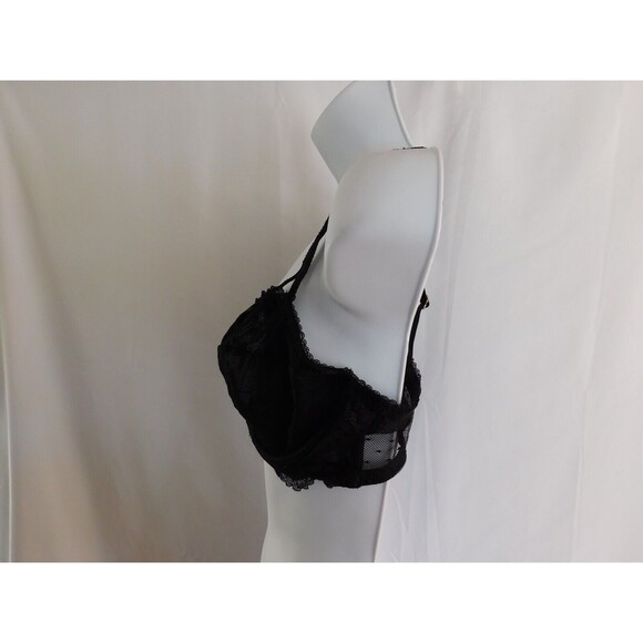 Auden Bra Womens Black Balconette Underwire Unpadded Size 36DD - Picture 2 of 10